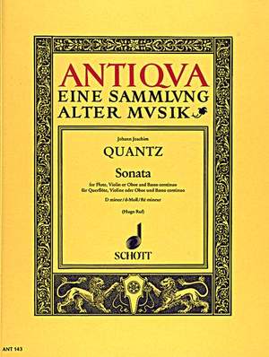 Quantz, J J: Sonata d minor
