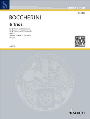 Boccherini, L: 6 Trios op. 35