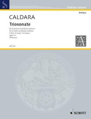 Caldara, A: Triosonata F Major op. 1/1