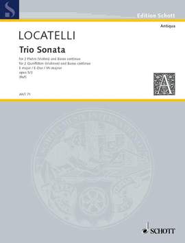 Locatelli, P A: Trio Sonata E major E major op. 5/3