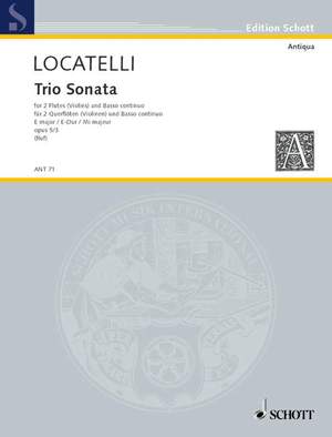 Locatelli, P A: Trio Sonata E major op. 5/3