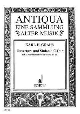 Graun, C H: Overture and Sinfonia C major C major