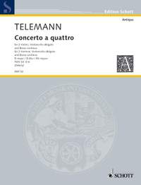 Telemann: Concerto a quattro D major TWV 43: d 6