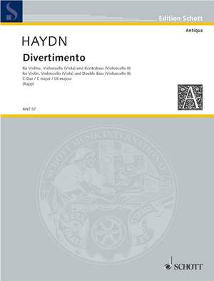 Haydn, J M: Divertimento C-Dur C major