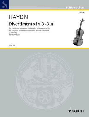 Haydn, J: Divertimento D major Hob.III: D 3