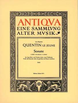 Quentin le Jeune, J B: Sonata e minor E minor op. 10/3
