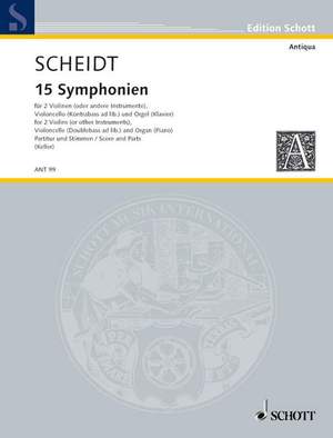 Scheidt, S: 15 Symphonien