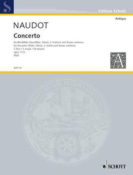 Naudot, J: Concerto C-Dur C major op. 17/2