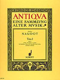 Naudot, J: Trio I C-Dur C major op. 8