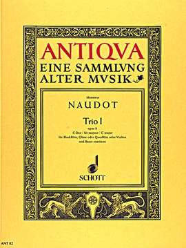 Naudot, J: Trio I C-Dur C major op. 8