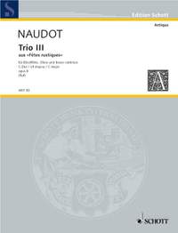 Naudot, J: Trio III C major op. 8