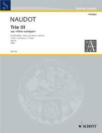 Naudot, J: Trio III C-Dur C major op. 8