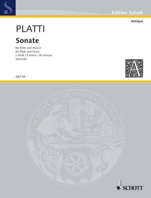 Platti, G B: Sonata E minor