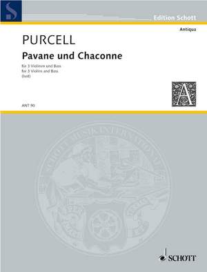 Purcell, H: Pavane and Chaconne