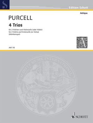Purcell, H: Four Trios