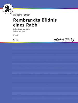 Rettich, W: Rembrandt's portrait of a Rabbi op. 52 A