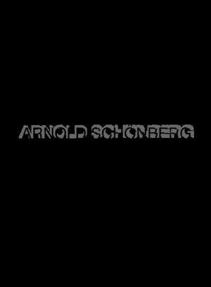 Schoenberg, A: Chorwerke I (Part 2) Critical Commentary, Sketches