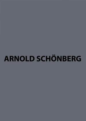 Schoenberg, A: String quartets I Critical Commentary, Sketches, Fragments