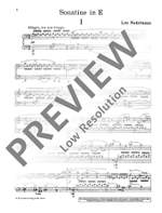Nadelmann, L: Sonatine in E Product Image
