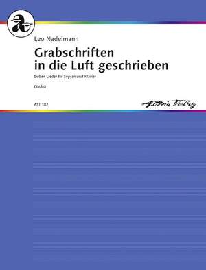 Nadelmann, L: Grabschriften in die Luft geschrieben