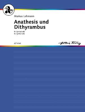 Lehmann, M: Anathesis und Dithyrambus WV 47