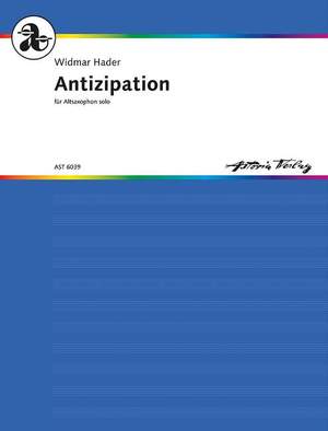 Hader, W: Antizipation