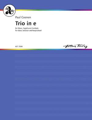 Coenen, P: Trio in e op. 56