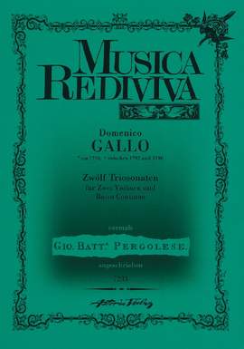 Gallo, D: Zwölf Triosonaten
