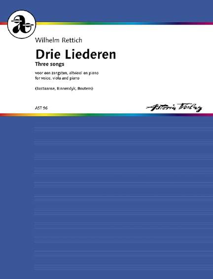 Rettich, W: Three songs op. 83 A
