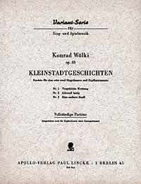 Woelki, K: Kleinstadtgeschichten op. 43
