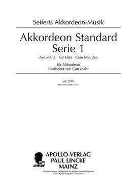 Akkordeon Standard Serie Issue 1