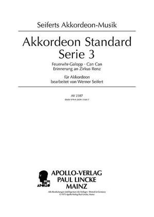 Akkordeon Standard Serie Book 3