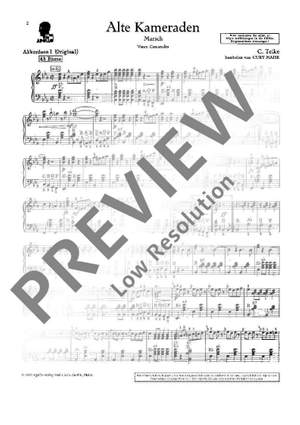 Teike, C: Alte Kameraden E flat major