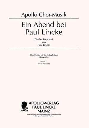 Lincke, P: Ein Abend bei Paul Lincke