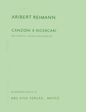 Reimann, A: Canzoni e Ricercari