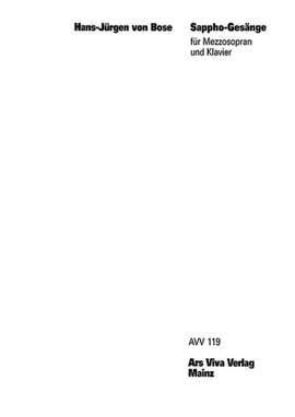 Bose, H v: Sappho-Gesänge