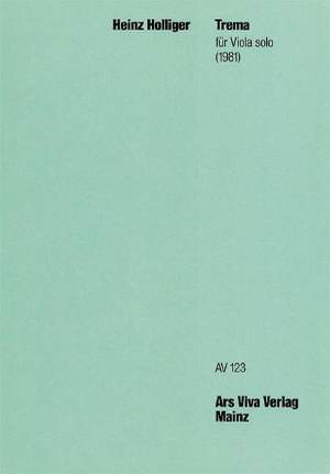 Holliger, H: Trema