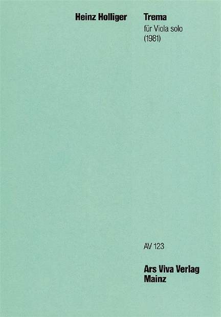 Holliger, H: Trema