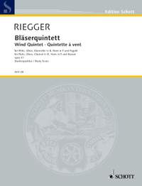Riegger, W: Wind quintet op. 51