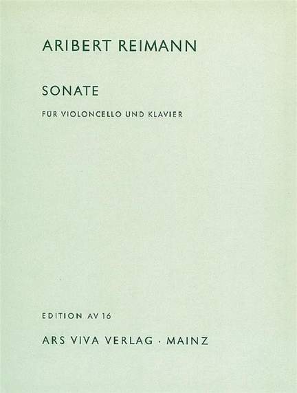 Reimann, A: Sonate