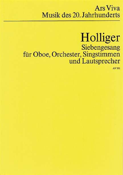 Holliger, H: Siebengesang