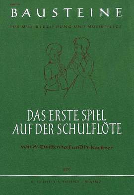 Das erste Spiel auf der Schulflöte