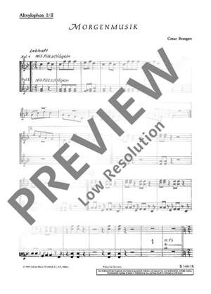 Bresgen, C: Morgenmusik