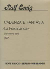 Emig, R: Cadenza and Fantasia
