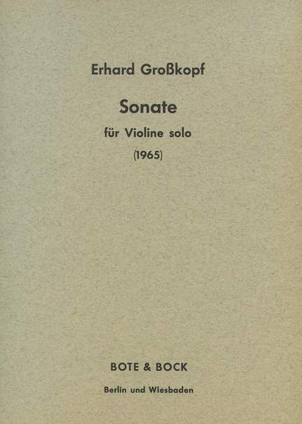 Grosskopf, E: Sonate Nr.2