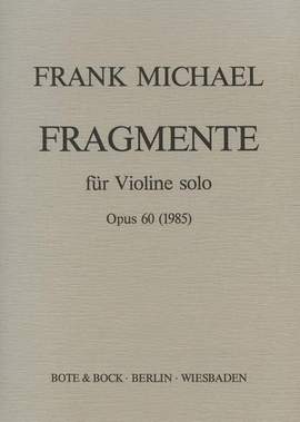 Michael, F: Fragments op. 60