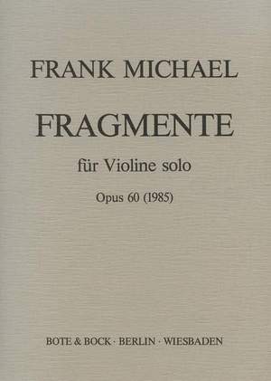 Michael, F: Fragments op. 60
