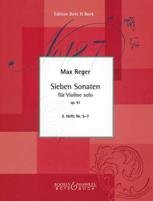 Reger: Seven Sonatas op. 91 Heft 2