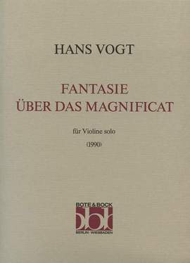 Vogt, H: Fantasie über das Magnificat