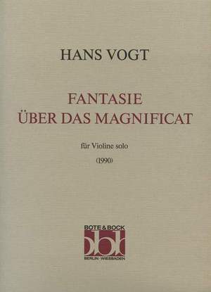 Vogt, H: Fantasie über das Magnificat